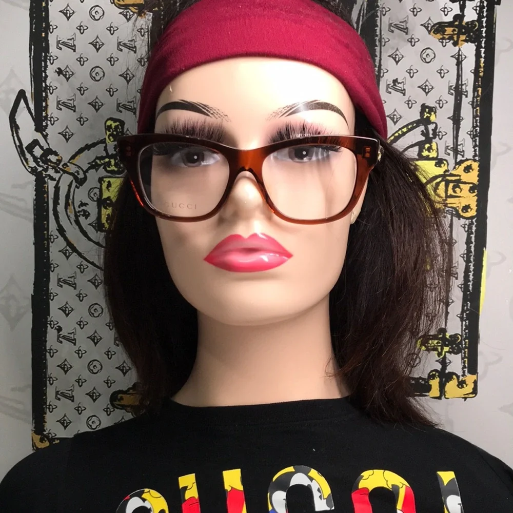 New Authentic Gucci Tortoise Shell Women's Glasses GG0992o 003